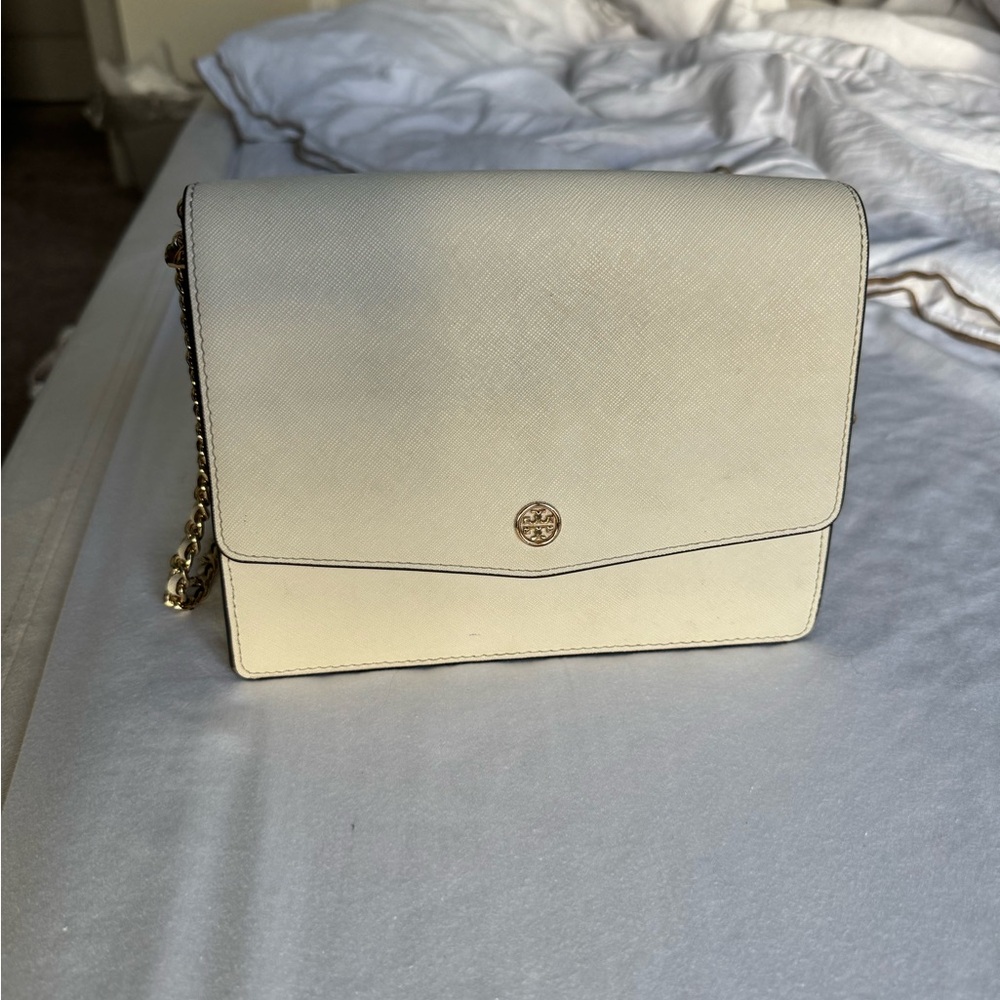 Tory Burch Cream Crossbody Bag